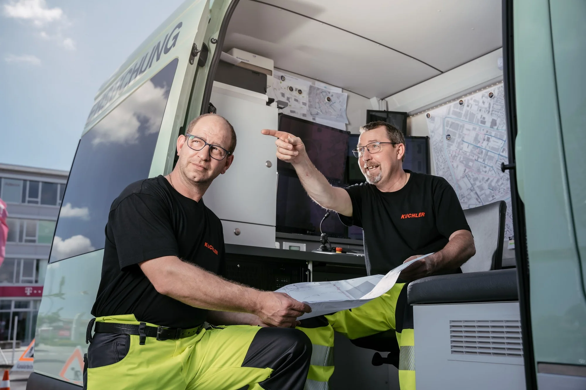 Ablauf einer Kanalreinigung in Mähring